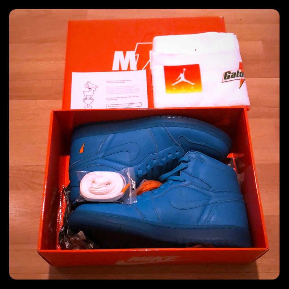 Air Jordan 1 Retro High OG G8RD GS 'Blue Lagoon'